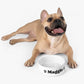 Personalized Name pet bowl | Your Dog's Name 16oz bowl with paw prints