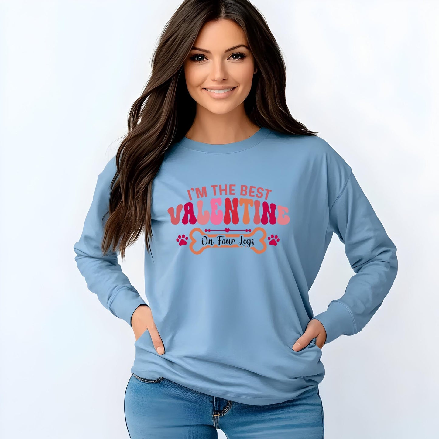 Funny Dog Valentines shirt , Comfort Colors 6014