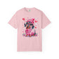 Dachshund Tee Pink Sweater: Valentine Hearts Unisex Graphic Shirt