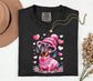 Dachshund Tee Pink Sweater: Valentine Hearts Unisex Graphic Shirt