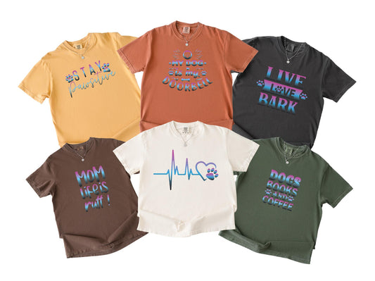 Dog Lovers Comfort Colors 1717 Cotton T-shirt pet graphic