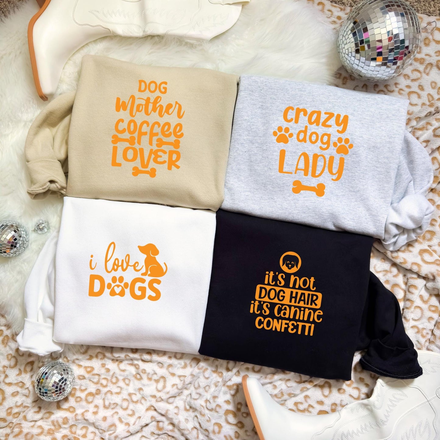 Funny Dog Lover Sweatshirt, Gildan 18000 Cotton