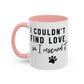 Rescue Pet Paw Ceramic Mug, I Couldn't Find Love So I Rescued It