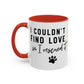 Rescue Pet Paw Ceramic Mug, I Couldn't Find Love So I Rescued It