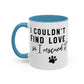 Rescue Pet Paw Ceramic Mug, I Couldn't Find Love So I Rescued It