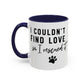 Rescue Pet Paw Ceramic Mug, I Couldn't Find Love So I Rescued It