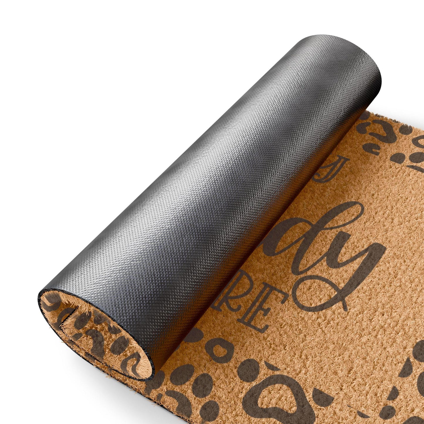 A Crazy Dog Lady Lives Here Doormat |  Paw Print Best Dog Mom Mat