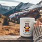 I'm Just Here for the Medals Skiing Bulldog Mug | Apres Ski Gift