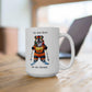 I'm Just Here for the Medals Skiing Bulldog Mug | Apres Ski Gift