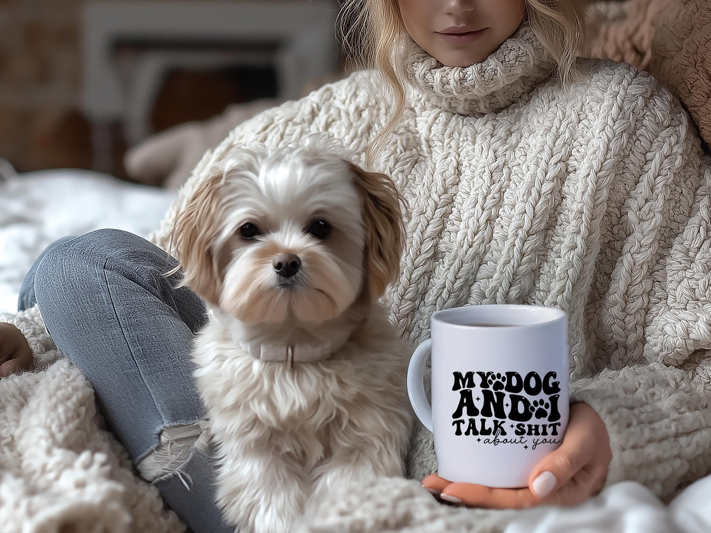 Dog Lover Mug Ceramic White: 11oz or 15oz Funny Sarcastic Coffee Mug