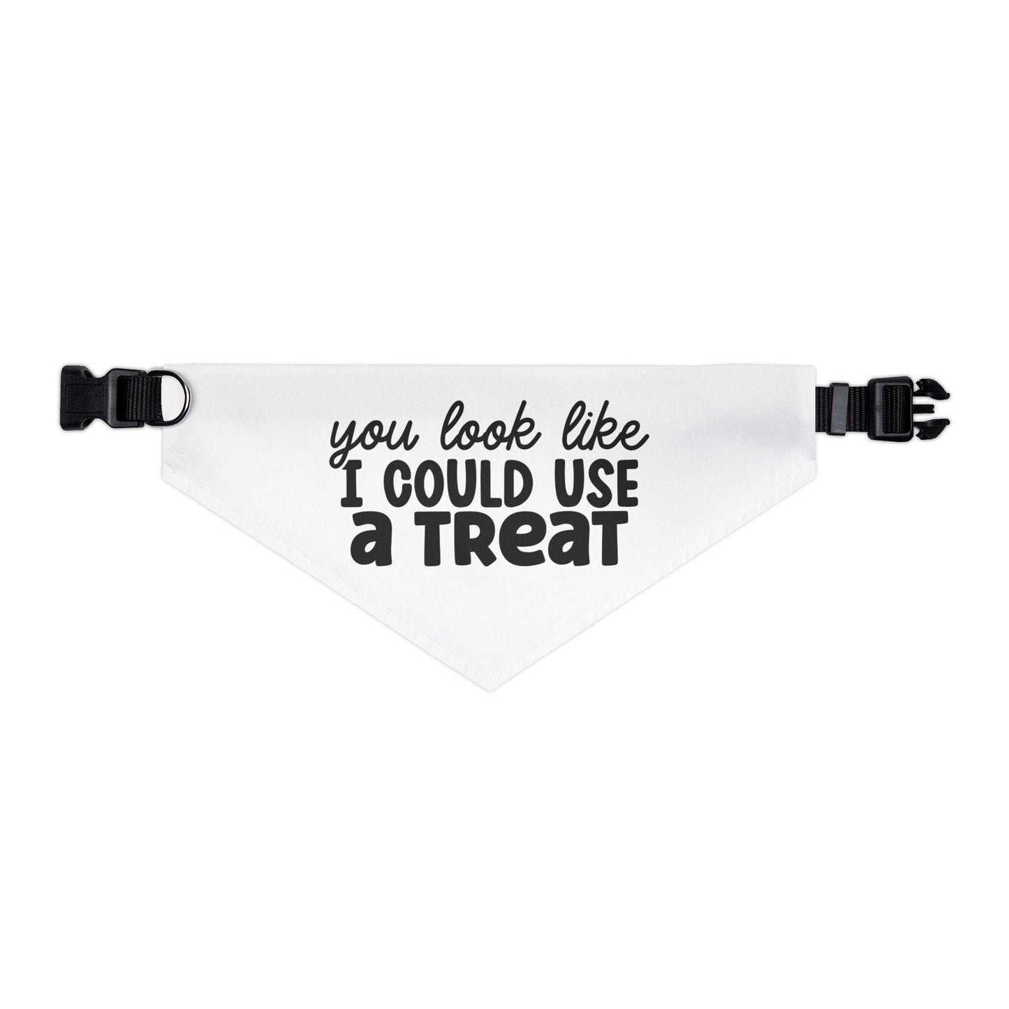 You Look Like I Could Use a Treat Pet Bandana Collar | Funny Dog Bandana
