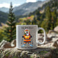 I'm Just Here for the Medals Skiing Yellow Labrador Mug; Apres ski gift
