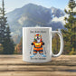 I'm Just Here for the Medals Skiing Yellow Labrador Mug; Apres ski gift