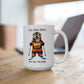 I'm Just Here for the Medals Skiing Yellow Labrador Mug; Apres ski gift