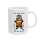 I'm Just Here for the Medals Skiing Yellow Labrador Mug; Apres ski gift
