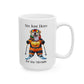 I'm Just Here for the Medals Skiing Yellow Labrador Mug; Apres ski gift