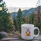 I'm Just Here for the Medals Skiing Bulldog Mug | Apres Ski Gift