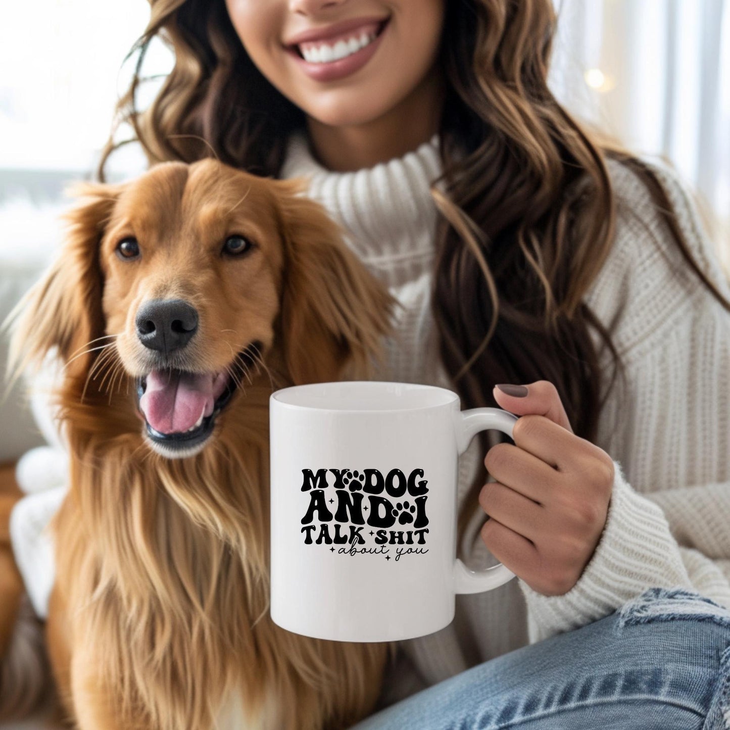 Dog Lover Mug Ceramic White: 11oz or 15oz Funny Sarcastic Coffee Mug