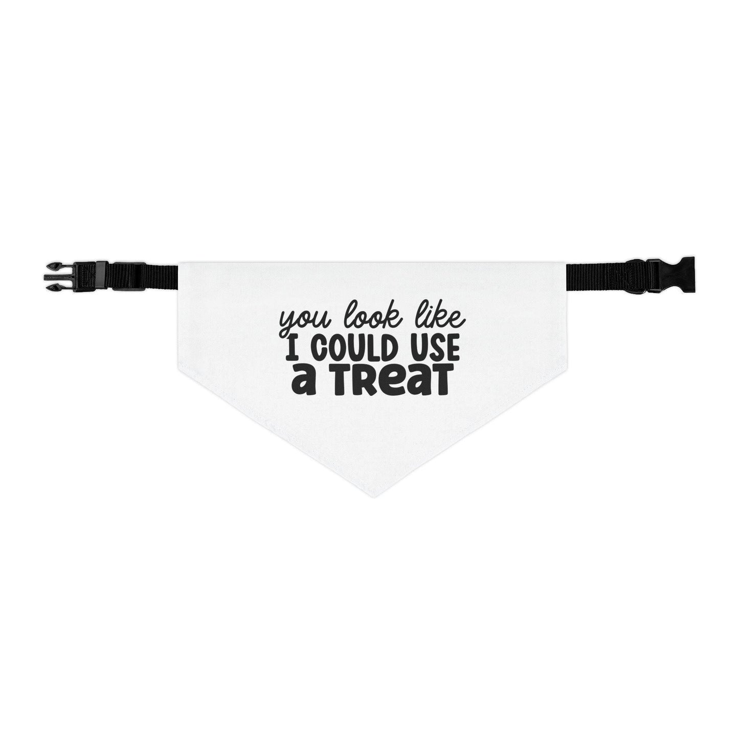 You Look Like I Could Use a Treat Pet Bandana Collar | Funny Dog Bandana