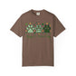 Dog Paw Prints St. Patrick's Day T-shirt | Shamrock Paw Print St Patrick Tee; Lucky Paw Print
