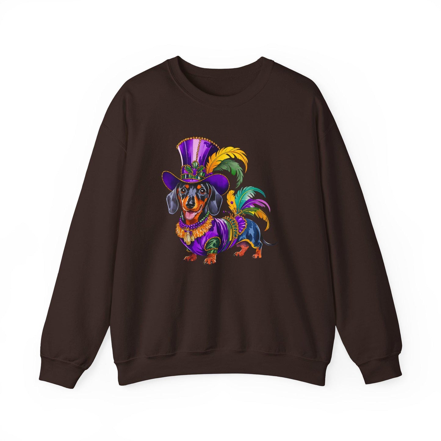 Dachshund Parade Costume Top: Cotton Blend Carnival Crewneck