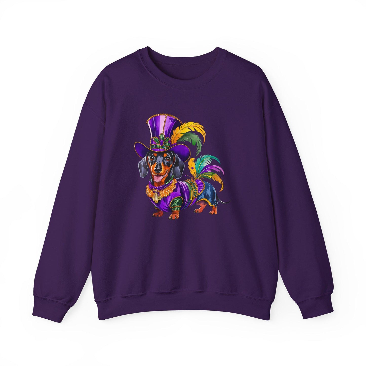 Dachshund Parade Costume Top: Cotton Blend Carnival Crewneck